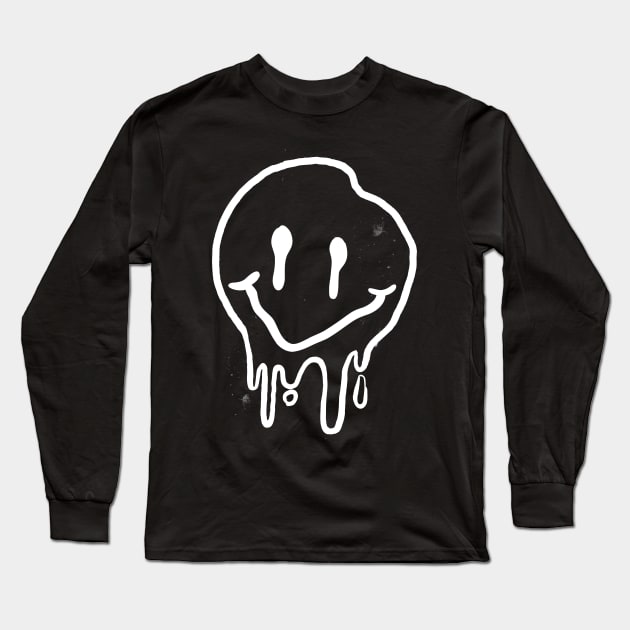 You Make My Face Melt Happy Face Melting Long Sleeve T-Shirt by UNDERGROUNDROOTS